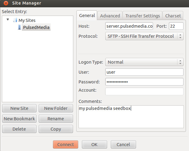 filezilla login port