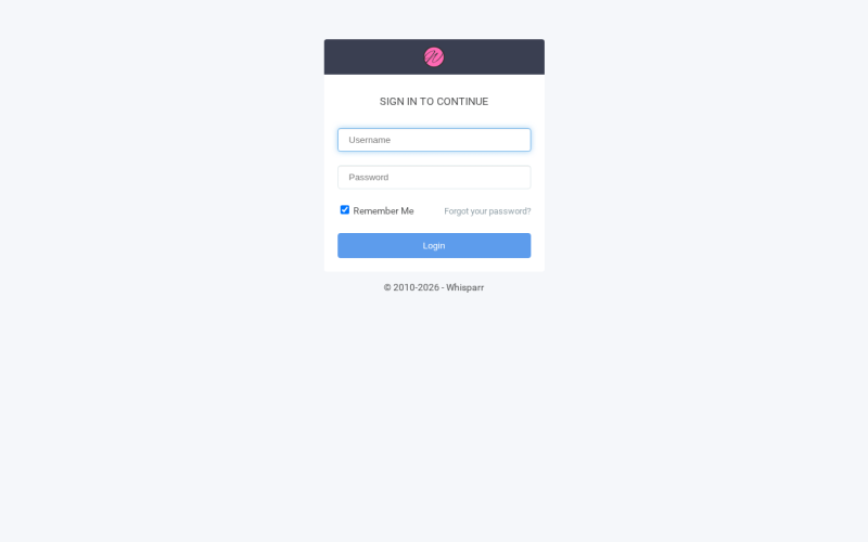 File:Whisparr-on-PMSS-login-20261024.png