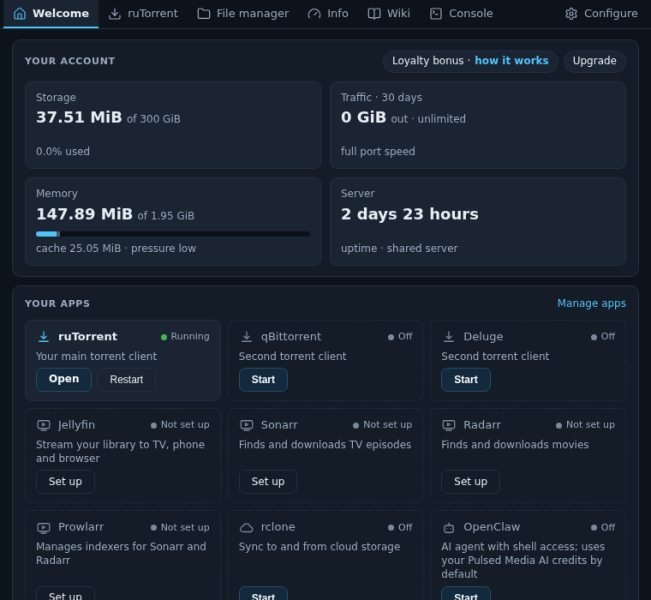 File:Seedbox-dashboard-welcome-tab-2026-10-25.png
